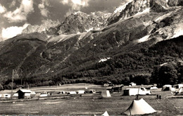 N°91934 -cpsm Les Bossons -le Camping Des Deux Glaciers- - Autres & Non Classés