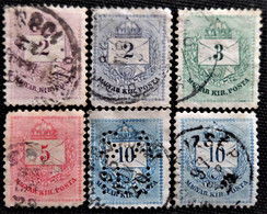 Timbre  De Hongrie 1881 Kingdom Of Hungary Y&T N° 18_18a_19_20_21_21a - Used Stamps