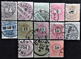 Timbre  De Hongrie 1888 -1899 Definitive Issue Kingdom Of Hungary Voir Numéros Dans Le Descriptif - Used Stamps