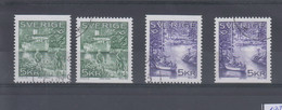Schweden Michel Cat.No. Used 1887/1888 + Do +Du - Used Stamps