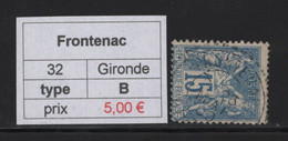 Frontenac - Gironde - Type Sage - Non Classificati