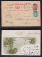 New South Wales Australia 1900 Stationery Picture Postcard Uprated SYDNEY X LOCKSTEDTER LAGER Germany Mossmans Bay - Covers & Documents