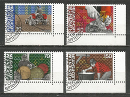 LIECHTENSTEIN 1982 Used Stamps Set - Usati