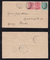 New South Wales Australia 1902 Cover ARMIDALE X MUNICH Germany Bavaria - Lettres & Documents