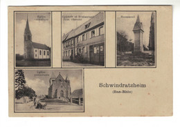 DG2696 - DEP.67 - SCHWINDRATZHEIM - EGLISE Epicerie Restaurant Obrecht - MULTIVUE - Sonstige & Ohne Zuordnung