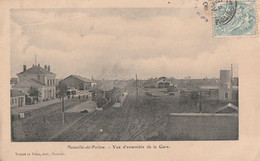 NEUVILLE-de-POITOU. -  Vue D'ensemble De La Gare - Neuville En Poitou