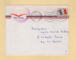 Timbre FM - Martinique - Fort De France - 1971 - Bataillon Du Service Militaire Adapte - Timbres De Franchise Militaire