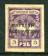 Batum 1919 Aloe Tree - British Occupation - 3r Bright Violet HM (SG 16) - Batum (1919-1920)
