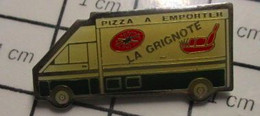 610D Pin's Pins / Beau Et Rare / THEME : ALIMENTATION / CAMION PIZZERIA PIZZA A EMPORTER LA GRIGNOTE - Alimentation