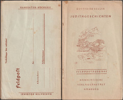 Allemagne 1944 Livre De Franchise Militaire. Judithgeschickten, Histoires De Judith. Vue Des Alpes Suisses En Couverture - Mountains