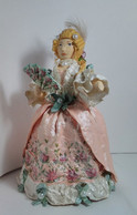 Christmas Tree Toy. Lady. From Cotton. 16,5 Cm. New Year. Christmas. Handmade. - Adornos Navideños