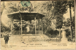 RARE - Lavaur - Le Square Lucien Meugaud - Animée - Collection Midi-photo. Circulée 1906. - Lavaur