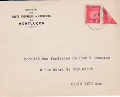 LSC - N° 514 + 514 Coupé En Dagonale 0BL. MONTLUCON / 16.1.47 - 1921-1960: Modern Tijdperk