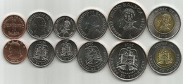 Panama 2017/19. Set Of 6 High Grade Coins - Panama