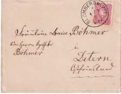 ALLEMAGNE  1886 LETTRE DE BLOMBERG - Lettres & Documents
