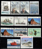 AUSAT+ Australische Antarktis-Gebiete 1979 1982 1984 1988 1999 Mi 44 49-50 53 62 66 7 0-71 81 89 Marken - Usados