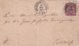 NORDDEUTSCHER BUND  1869 LETTRE DE BRAUNSCHWEIG - Enteros Postales
