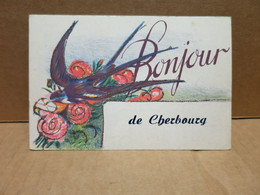 CHERBOURG (50) Carte Fantaisie Bonjour Hirondelle - Cherbourg