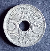 5 Centimes 1918 Grand Module - 5 Centimes