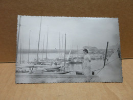 CHERBOURG (50) Photographie Port Yachts 1949 - Cherbourg