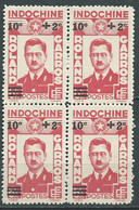 Indochine - Yvert N° 276 (*) Bloc De 4 -   Pal 8503 - Unused Stamps