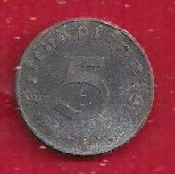 ALLEMAGNE  - 5 PFENNIG - 1940. - 5 Reichspfennig