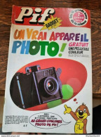 Magazine Pif Gadget N° 372 - Un Vraie Appareil Photo  1976 - Pif Gadget