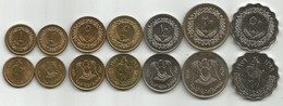 Libya 1975 - 1979. 7 High Grade Coins - Libië