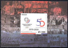 Paraguay 2020 ** 50 Years Of The National Olympic Committee. 50 Años Del Comité Olímpico. - Paraguay