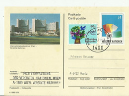 UNO  WIEN GS 1991 - Storia Postale