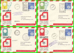 1966 Balloon Mail - Transported In A Balloon | SYRENA | POZNAN | KATOWICE | POLONEZ - Ballonpost