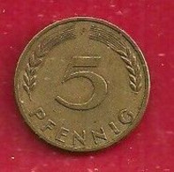 ALLEMAGNE  - 5 PFENNIG - 1950. - 5 Pfennig