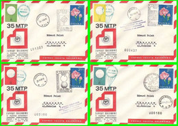 1966 Balloon Mail - Transported In A Balloon | SYRENA | POZNAN | KATOWICE | POLONEZ - Palloni