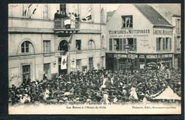 95 BEAUMONT SUR OISE - Cavalcade 24 Mars 1912 - Les Reines à L'Hotel De Ville (#245) Scans Recto/verso - Beaumont Sur Oise