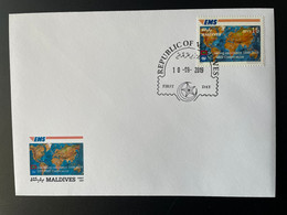 Maldives 2019 Mi. 8610 FDC Joint Issue 20e Anniversaire EMS 20 Years Emission Commune E.M.S. UPU - Joint Issues