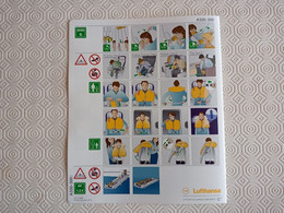 Lufthansa Airbus A 330-300 - Safety Cards