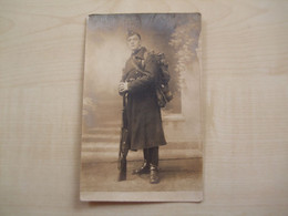 Carte Photo Ancienne 1919 PAUL VAN GEEBERGEN SOUS OFFICIER ARMEE BELGE - Guerra, Militari
