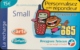 REUNION  -  Recharge Bouygues Small  -  Personnalisez Votre Répondeur  -  15 E. - Réunion