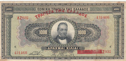 CRBX063 BILLETE GRECIA 1000 DRACMA 1926 MBC 4 - Greece