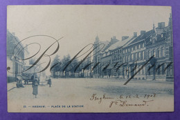 Izegem. Place De La Station. H.Bertels Brux. N°19-1908 - Izegem