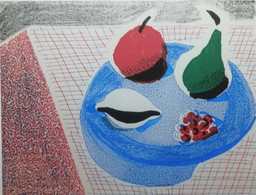 LITHOGRAPHIE - THE ROUND PLATE  - DAVID HOCKNEY (1937 - ) - Lithografieën