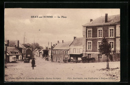 CPA Bray-sur-Somme, La Place - Bray Sur Somme