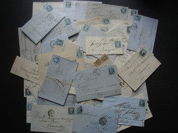 Lot De 61 Lettres Classiques à Trier, Dont Lettres Taxées, Voir Photos De Détail ! - 1849-1876: Classic Period