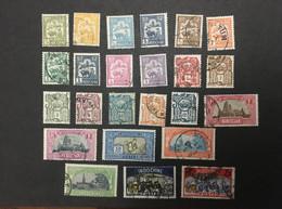 COLONIE FRANCAISE - INDOCHINE - YT 123 à 146  - Oblitérés Used - Cote 78E - Used Stamps