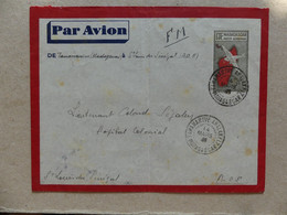 Enveloppe Madagascar Poste Aérienne Mars 1946 Franchise Militaire Tananarive Analakfly Petit Tampon Entier Postal - Poste Aérienne