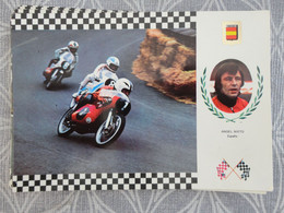 Delcampe - COURSE MOTO SERIE GRAN PRIX PILOTE ANGEL NIETO DERBI GP 125 CC N°3 PARLOTTI DAVE SIMMONDS - Motorradsport