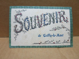 COIFFY LE HAUT (52) Carte Fantaisie Souvenir Paillettes - Otros & Sin Clasificación