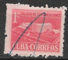 Cuba 1957. Scott #RA34 (U) Proposed Communications Building  (Complete Issue) - Impuestos