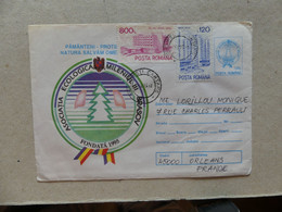 Enveloppe Roumanie 1995 Associata Ecologica Mileniul III Brasov - Marcophilie