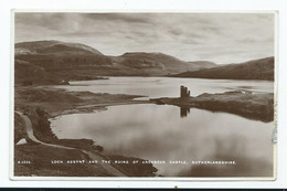 Scotland Sutherlanshire  Postcard Posted 1950 Rp Loch Assynt - Sutherland